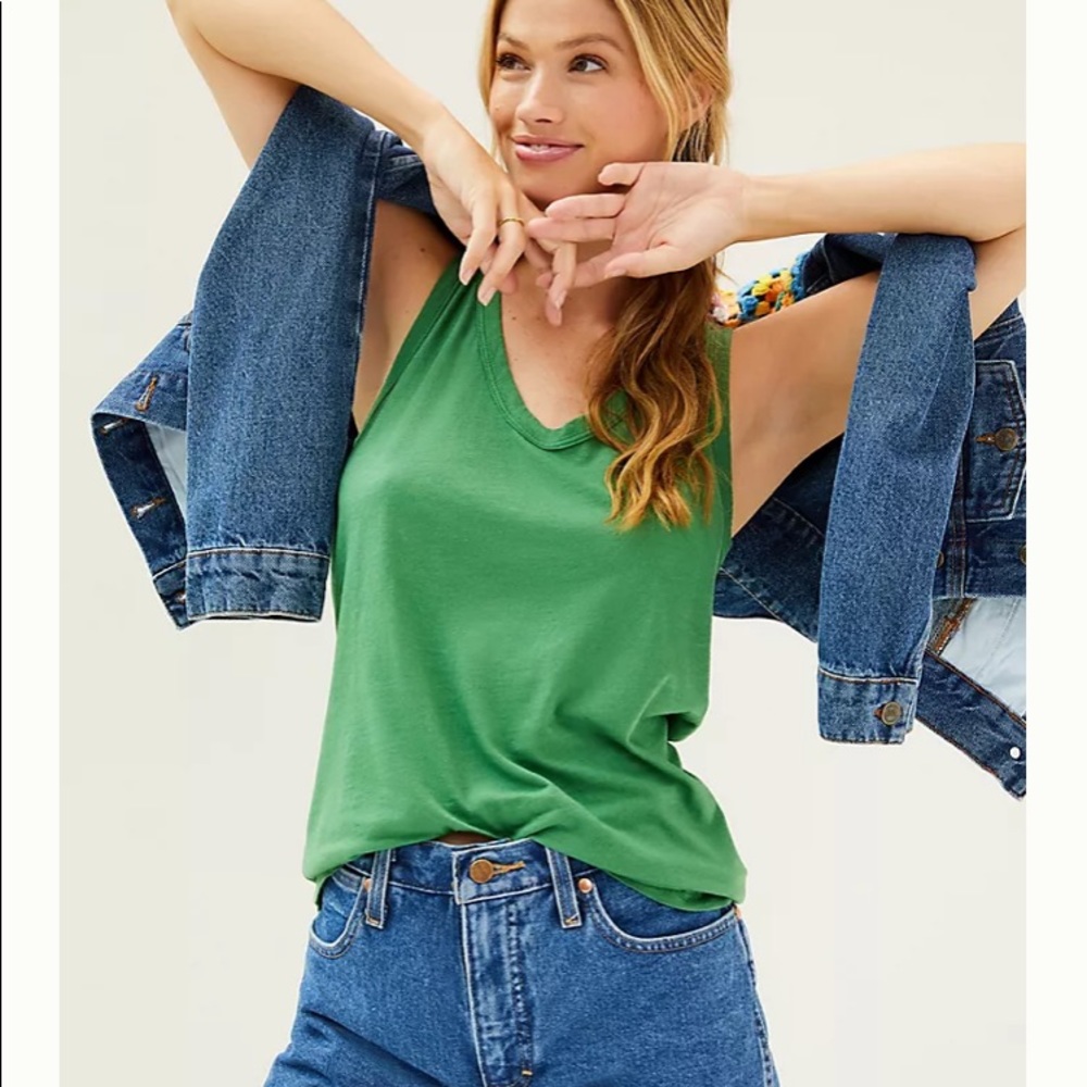 Anthropologie Scoop Tank